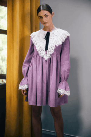 Sztruksowa sukienka na jesień